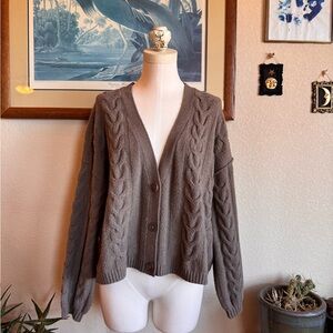Wild Fable Cable Knit Cardigan